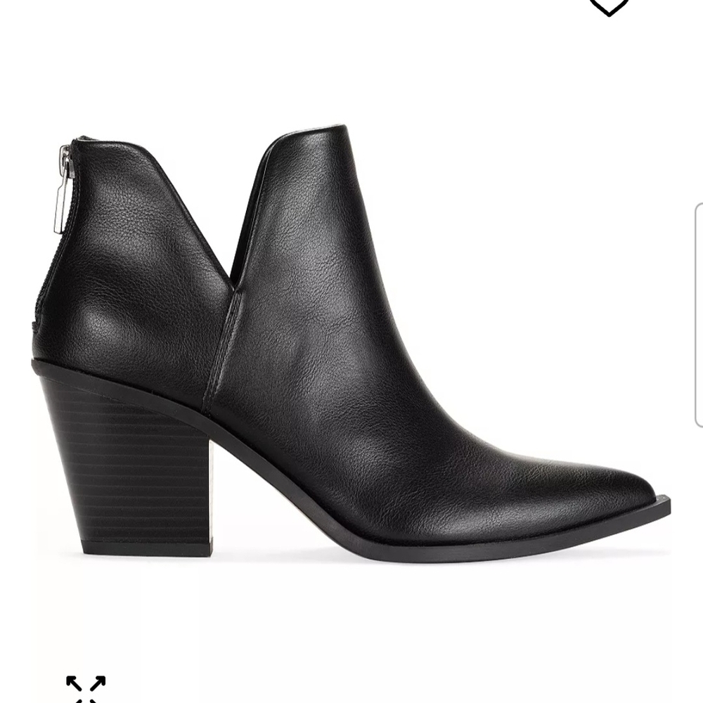 Wild Pair Sleek Black Ankle Booties